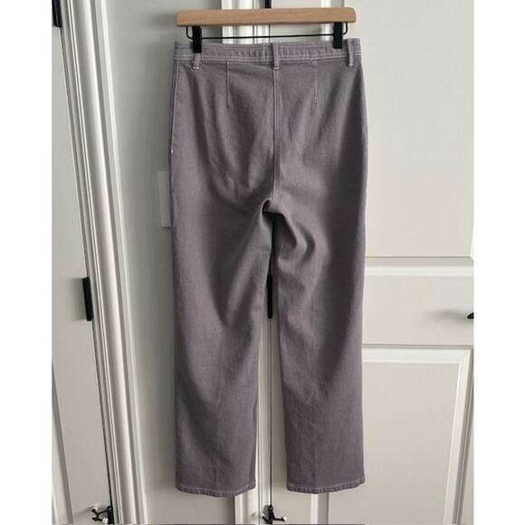 Aritzia Wilfred Free Modern Utility Pant Straight Leg Size 4 Purple Slate NWOT - Picture 7 of 10